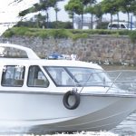 9.5米 小型玻璃鋼釣魚(yú)船/休閑游艇